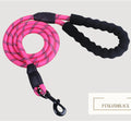 Reflective Dog Leash with Foam Handle – Heavy-Duty Nylon Lead for Small, Medium & Large Dogs