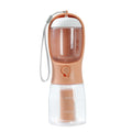 3-in-1 Portable Dog Water Bottle with Food Container & Waste Bag Dispenser – Travel Pet Cup
