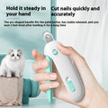 Cat Nail Clippers with Push-Action Spring Mechanism – Easy One-Hand Pet Nail Scissors