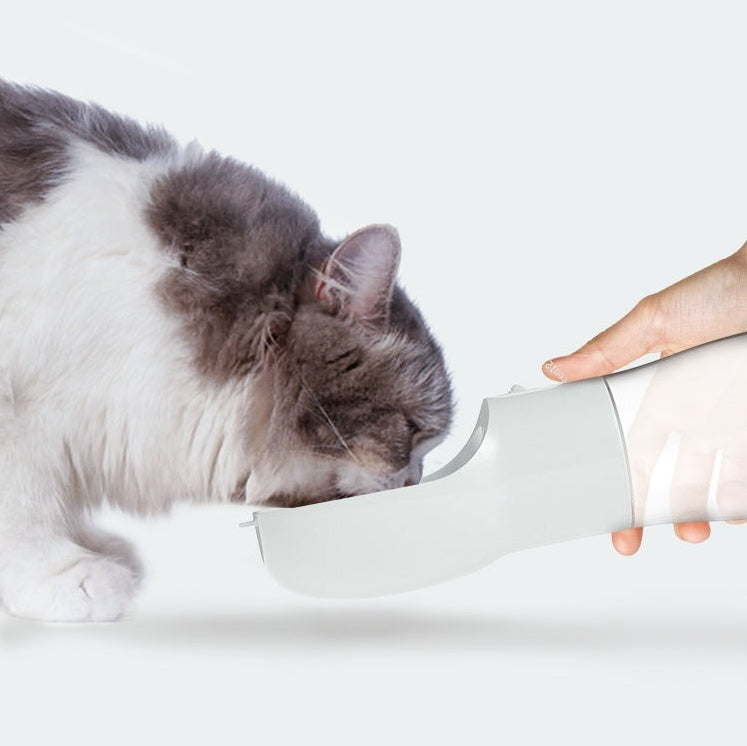 Portable Dog Water Bottle with Food Container – 2-in-1 Leak-Proof Travel Dispenser for Pets
