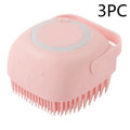 Pet Bathing Massage Brush – Silicone Shampoo Dispensing Glove for Dog & Cat Grooming