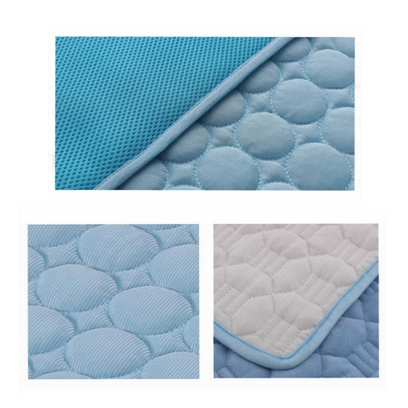 Ice Silk Pet Cooling Pad for Dogs & Cats – Summer Self-Cooling Nest Mat in 4 Sizes