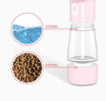 Portable Dog Water Bottle with Food Container – 2-in-1 Leak-Proof Travel Dispenser for Pets