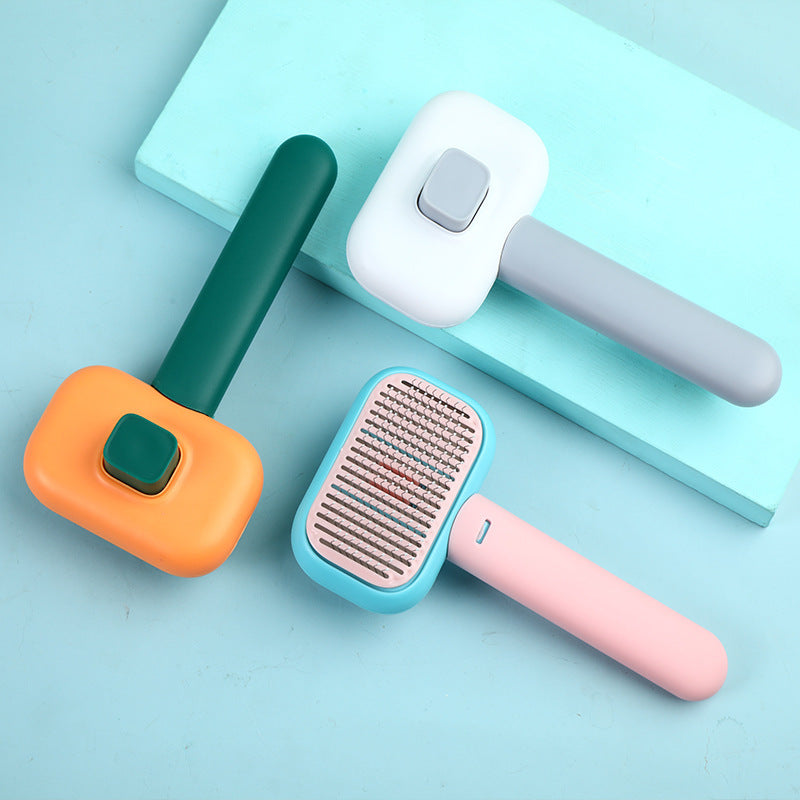Cat & Dog Dematting Comb – Stainless Steel Grooming Brush for Knot Removal & Healthy Coat