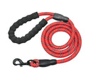 Reflective Dog Leash with Foam Handle – Heavy-Duty Nylon Lead for Small, Medium & Large Dogs