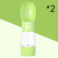 Portable Dog Water Bottle with Food Container – 2-in-1 Leak-Proof Travel Dispenser for Pets