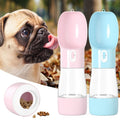 Portable Dog Water Bottle with Food Container – 2-in-1 Leak-Proof Travel Dispenser for Pets