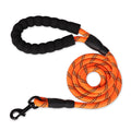 Reflective Dog Leash with Foam Handle – Heavy-Duty Nylon Lead for Small, Medium & Large Dogs