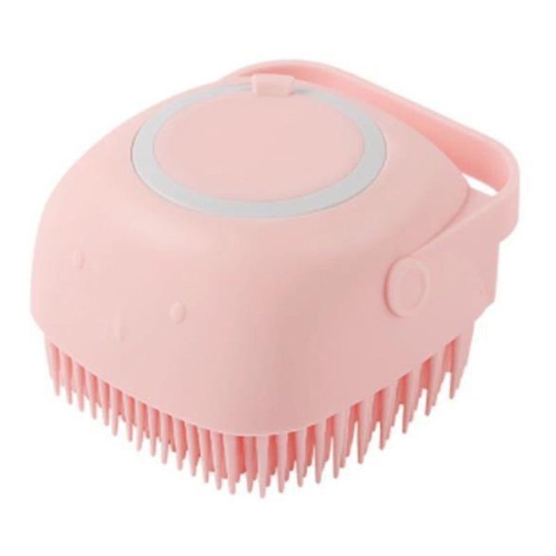 Pet Bathing Massage Brush – Silicone Shampoo Dispensing Glove for Dog & Cat Grooming