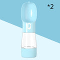 Portable Dog Water Bottle with Food Container – 2-in-1 Leak-Proof Travel Dispenser for Pets