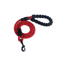 Reflective Dog Leash with Foam Handle – Heavy-Duty Nylon Lead for Small, Medium & Large Dogs