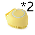 Pet Bathing Massage Brush – Silicone Shampoo Dispensing Glove for Dog & Cat Grooming