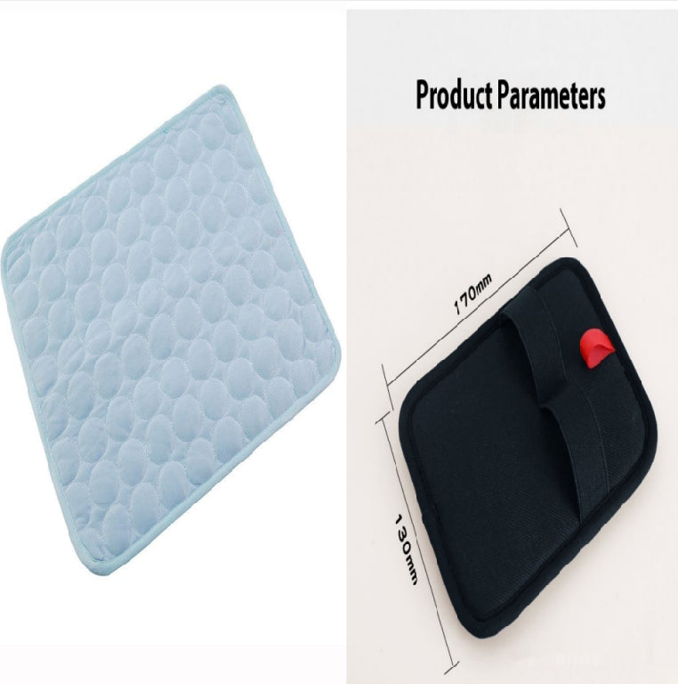 Ice Silk Pet Cooling Pad for Dogs & Cats – Summer Self-Cooling Nest Mat in 4 Sizes