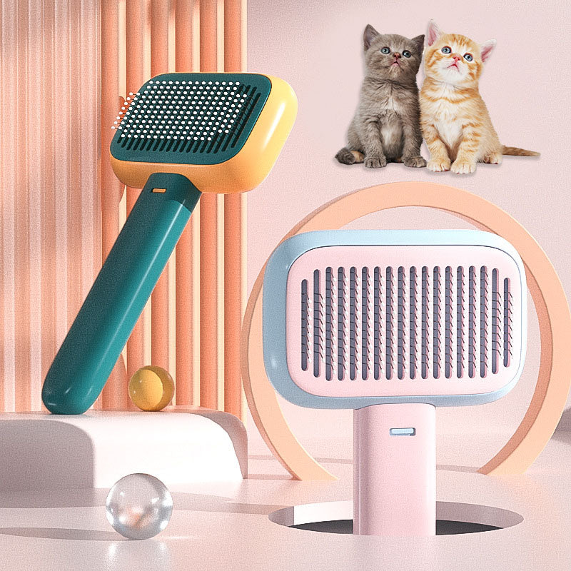 Cat & Dog Dematting Comb – Stainless Steel Grooming Brush for Knot Removal & Healthy Coat