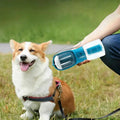 3-in-1 Portable Dog Water Bottle with Food Container & Waste Bag Dispenser – Travel Pet Cup