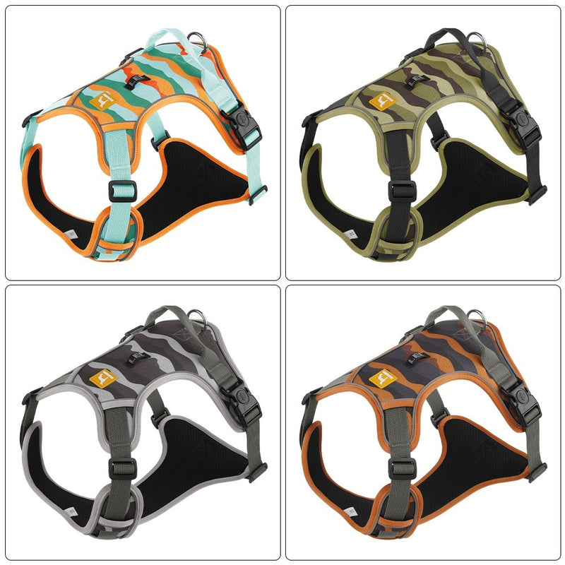 Dog Chest Harness with Reflective Leash – Durable Oxford Cloth Commuter Walking Rope