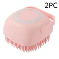 Pet Bathing Massage Brush – Silicone Shampoo Dispensing Glove for Dog & Cat Grooming