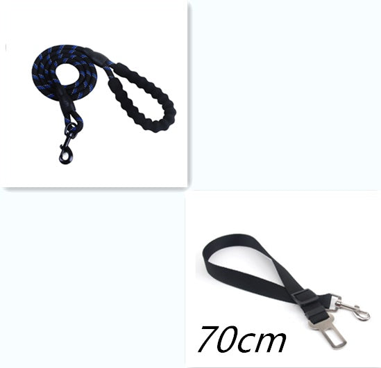 Reflective Dog Leash with Foam Handle – Heavy-Duty Nylon Lead for Small, Medium & Large Dogs
