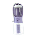3-in-1 Portable Dog Water Bottle with Food Container & Waste Bag Dispenser – Travel Pet Cup