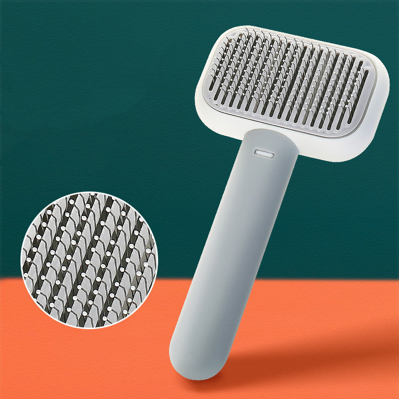 Cat & Dog Dematting Comb – Stainless Steel Grooming Brush for Knot Removal & Healthy Coat