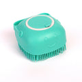 Pet Bathing Massage Brush – Silicone Shampoo Dispensing Glove for Dog & Cat Grooming
