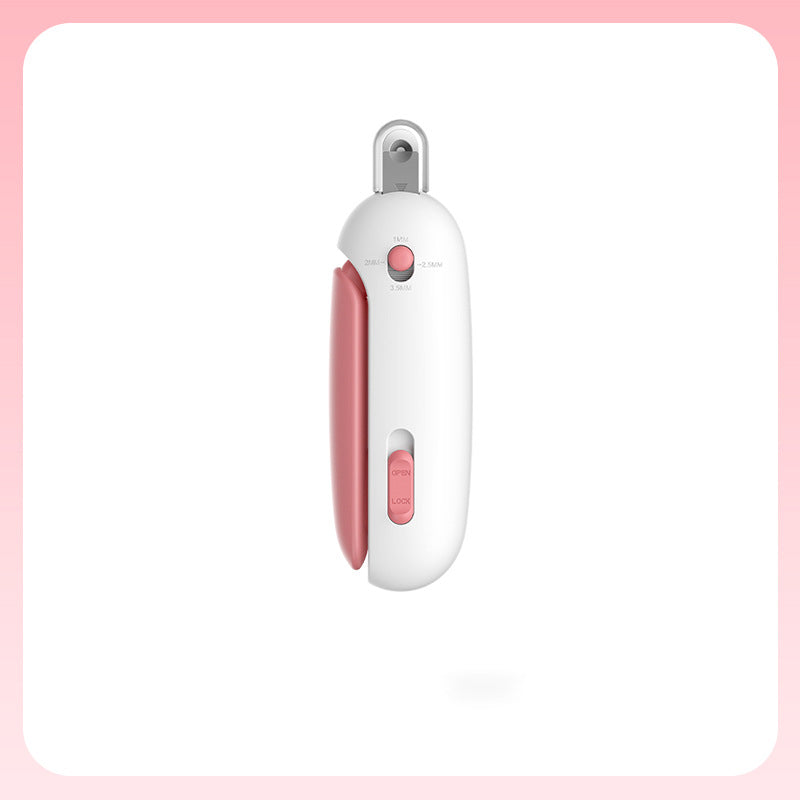 Cat Nail Clippers with Push-Action Spring Mechanism – Easy One-Hand Pet Nail Scissors