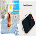 Ice Silk Pet Cooling Pad for Dogs & Cats – Summer Self-Cooling Nest Mat in 4 Sizes