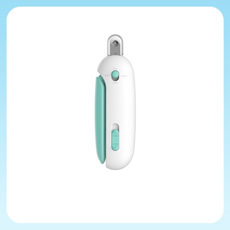 Cat Nail Clippers with Push-Action Spring Mechanism – Easy One-Hand Pet Nail Scissors