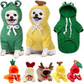 Fleece Dog Hoodie Sweater for Small Breeds – Cute Fruit Design Winter Warm Pet Clothing