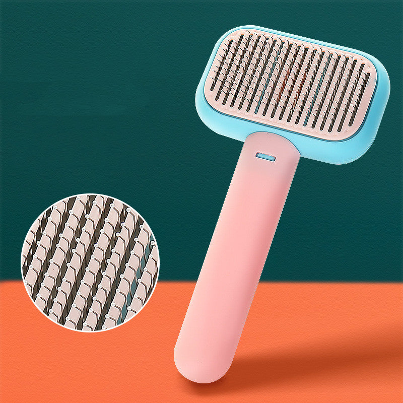 Cat & Dog Dematting Comb – Stainless Steel Grooming Brush for Knot Removal & Healthy Coat