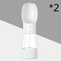 Portable Dog Water Bottle with Food Container – 2-in-1 Leak-Proof Travel Dispenser for Pets