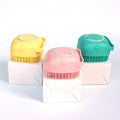 Pet Bathing Massage Brush – Silicone Shampoo Dispensing Glove for Dog & Cat Grooming